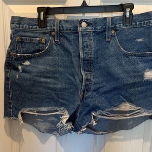 Levi's Classic Blue Jean Shorts